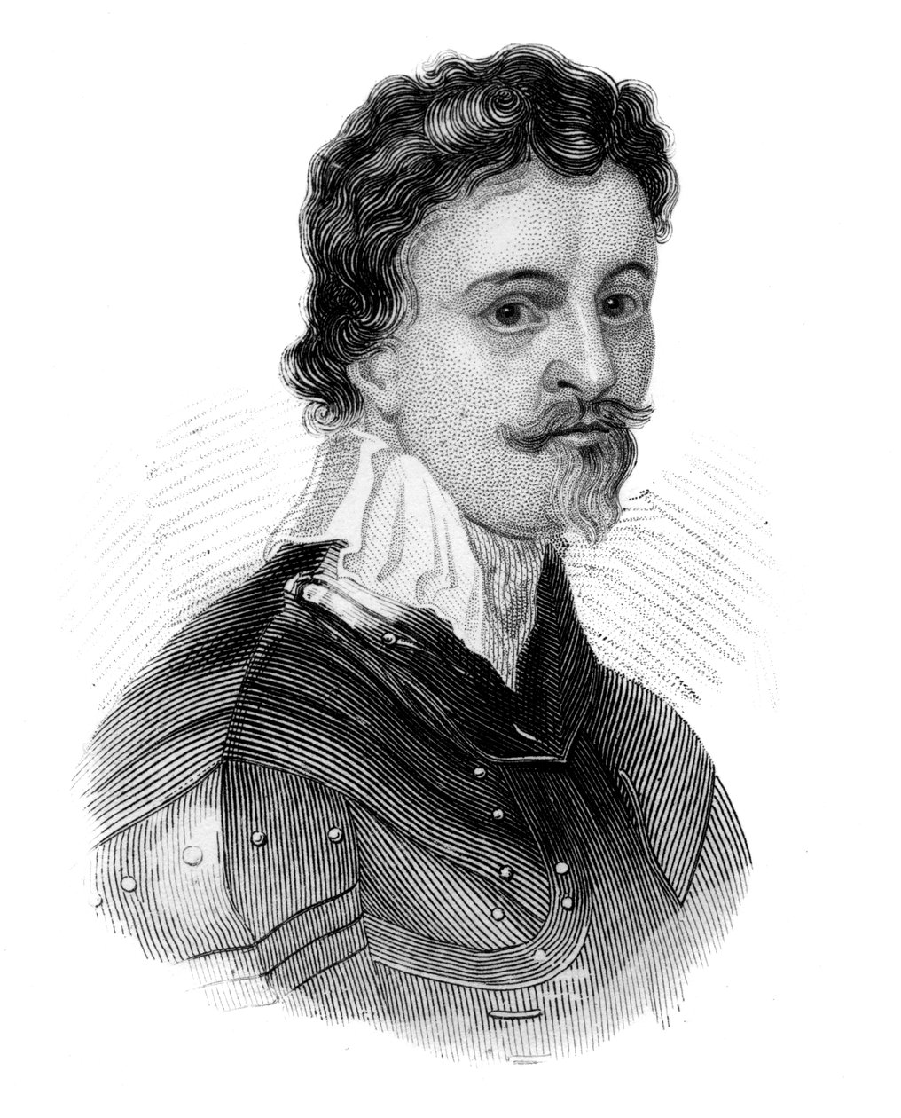 Sir Thomas Wentworth, Strafford 1. grófja, 17. századi angol államférfi, 1850 alkotó: Unbekannt