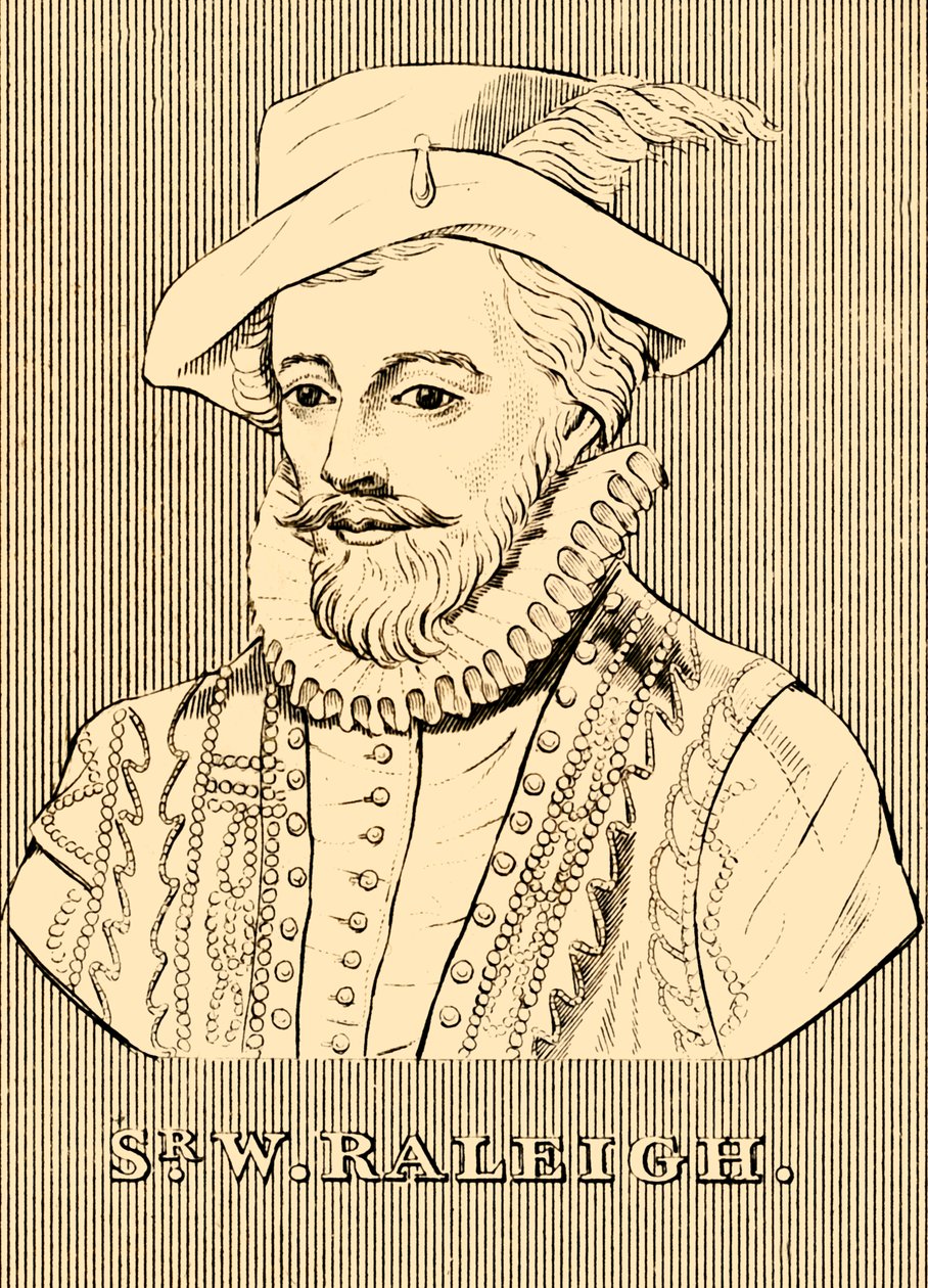 Sir W. Raleigh, 1552-1618, 1830. alkotó: Unbekannt