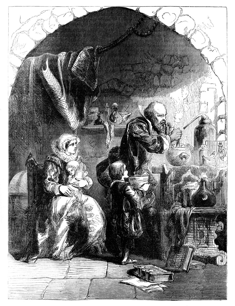 Sir Walter Raleigh 1554-1618 börtönben, 1902 körül alkotó: Unbekannt