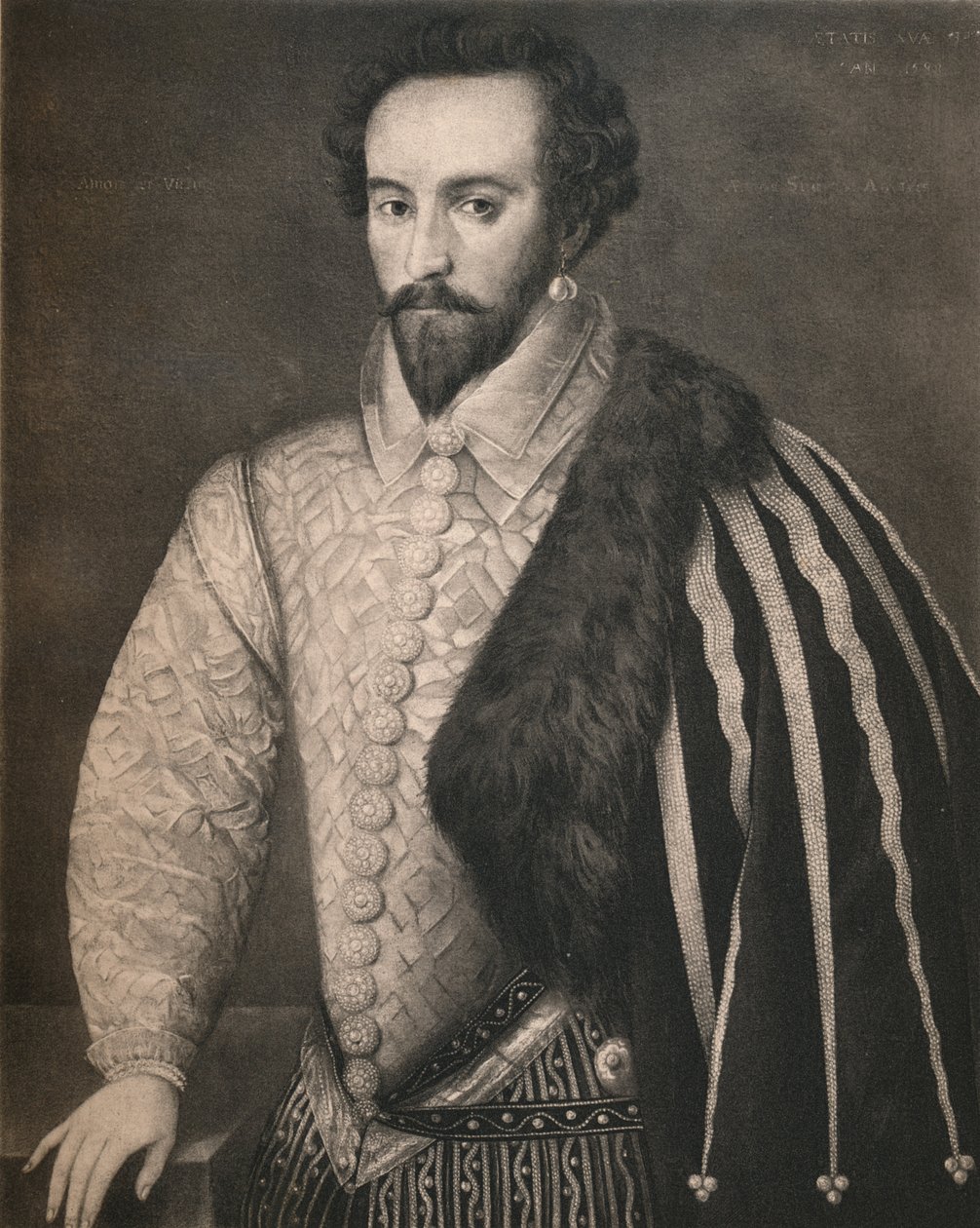 Sir Walter Raleigh, 1588, 1904 alkotó: Unbekannt