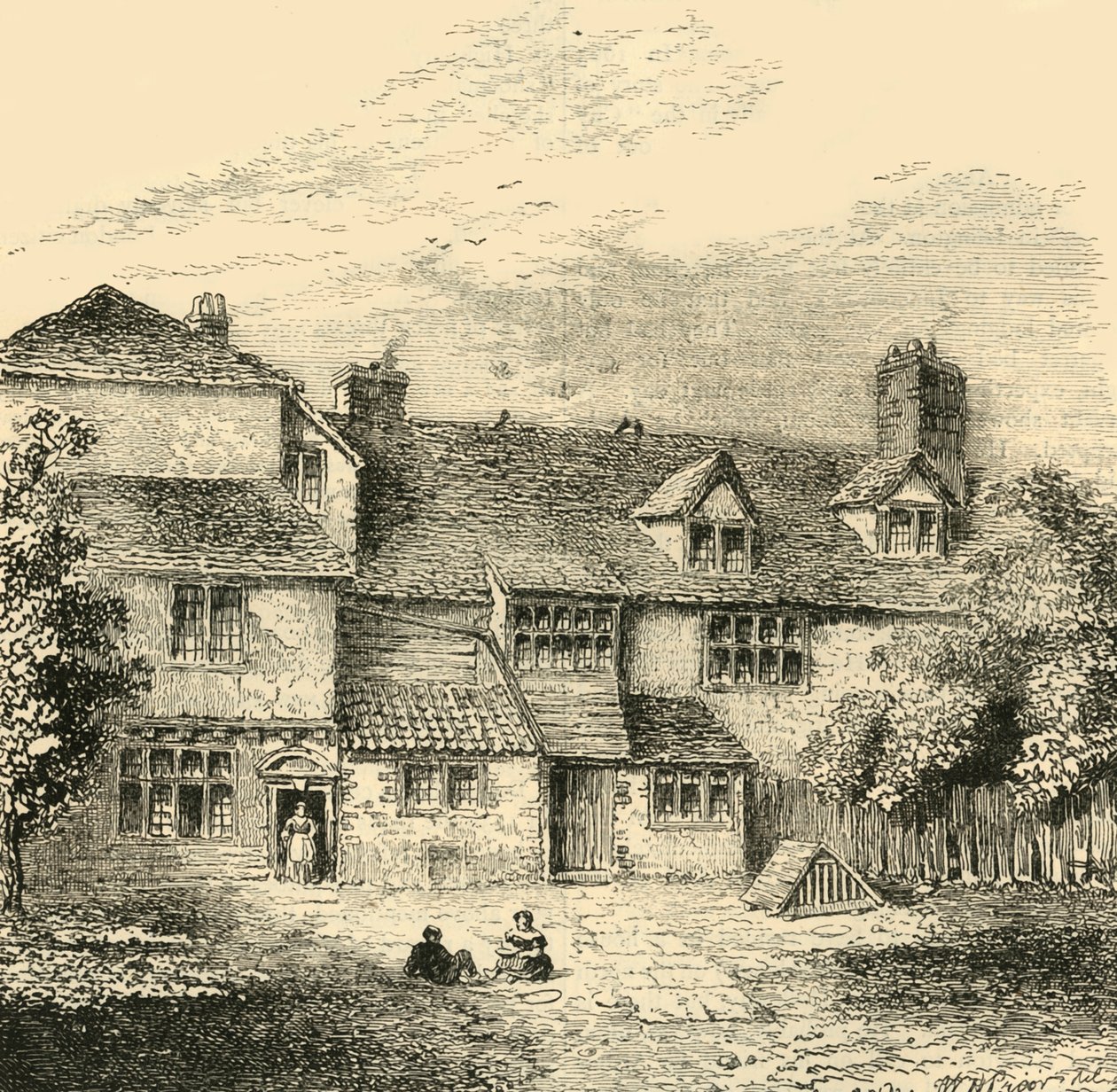 Sir Walter Raleighs ház, 1872. alkotó: Unbekannt