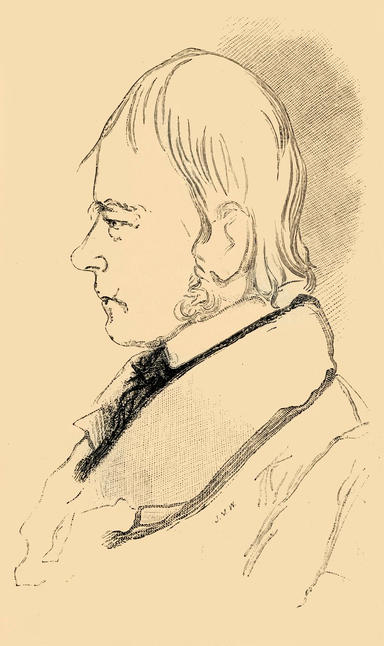 Sir Walter Scott – Egy vázlat másolata az életből, 1882. alkotó: Unbekannt