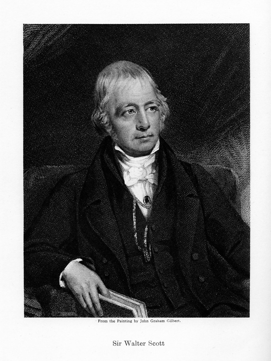 Sir Walter Scott, 1. Baronet, termékeny skót történelmi regényíró és költő, XIX. alkotó: Unbekannt