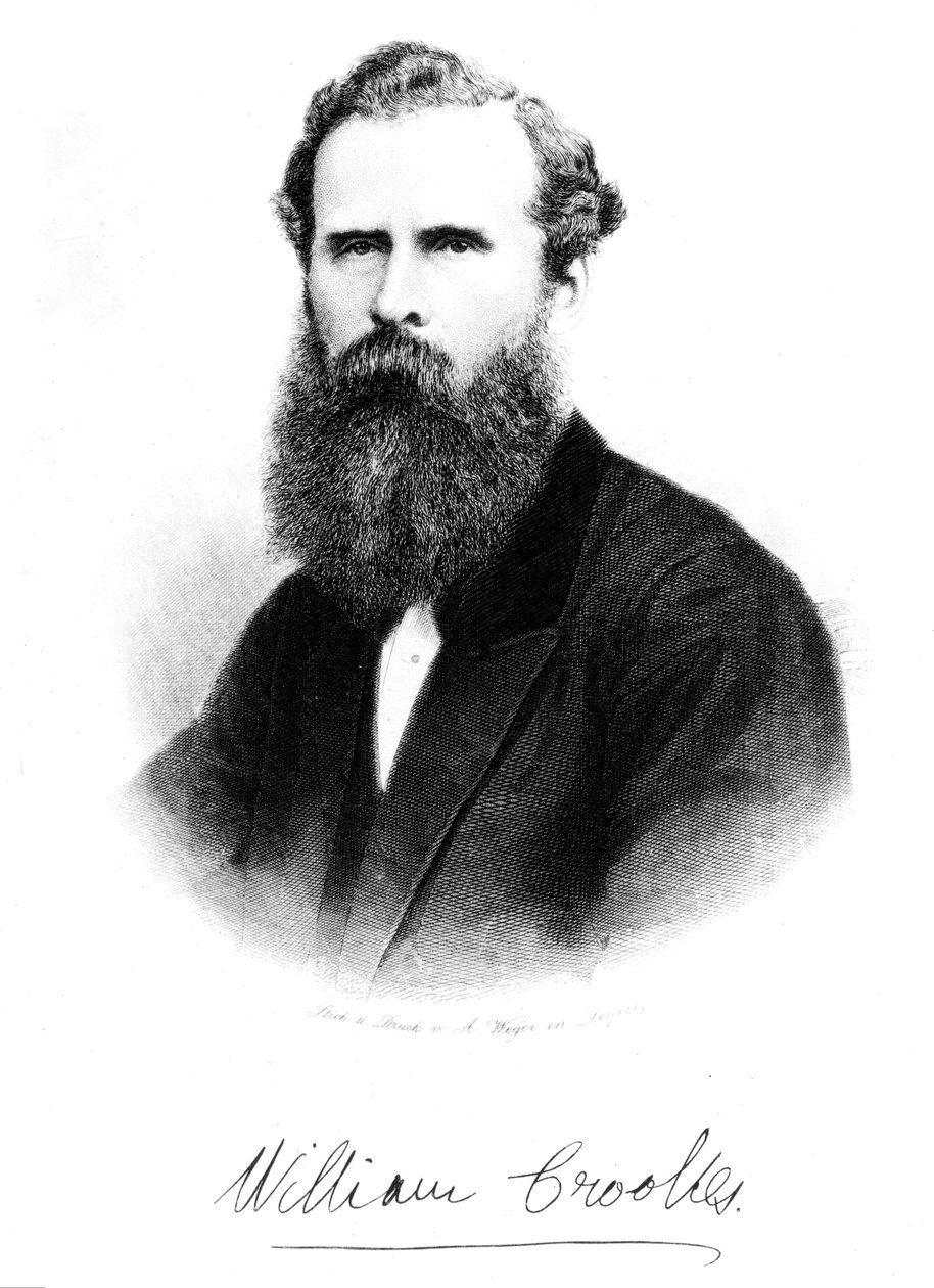 Sir William Crookes angol kémikus és fizikus, 1875 alkotó: Unbekannt
