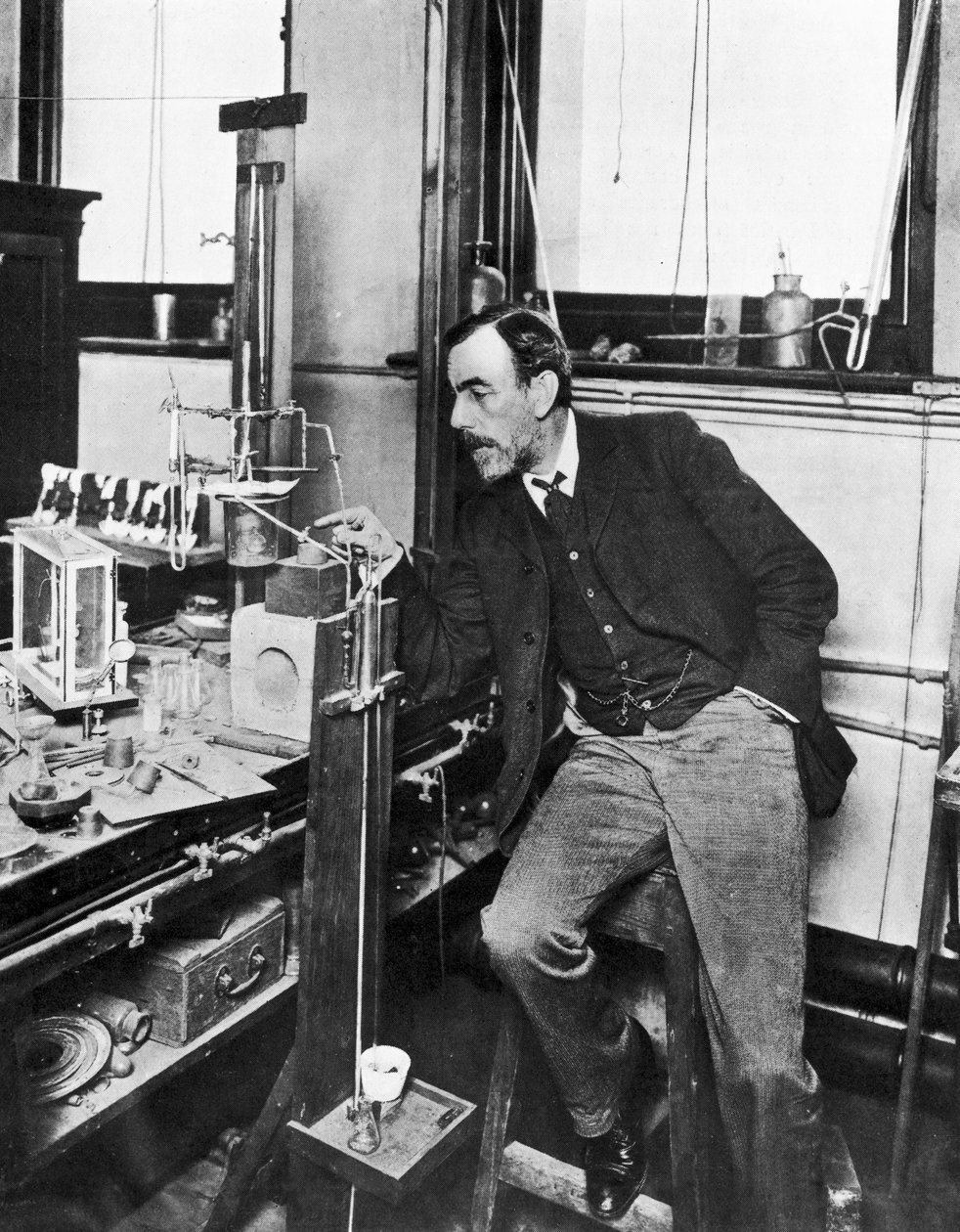 Sir William Ramsay, skót kémikus, 1900 körül alkotó: Unbekannt