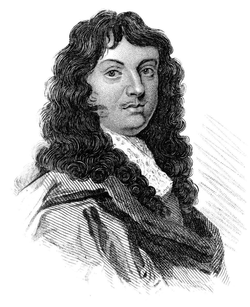 Sir William Temple, 17. századi angol államférfi és esszéista, 1850 körül alkotó: Unbekannt