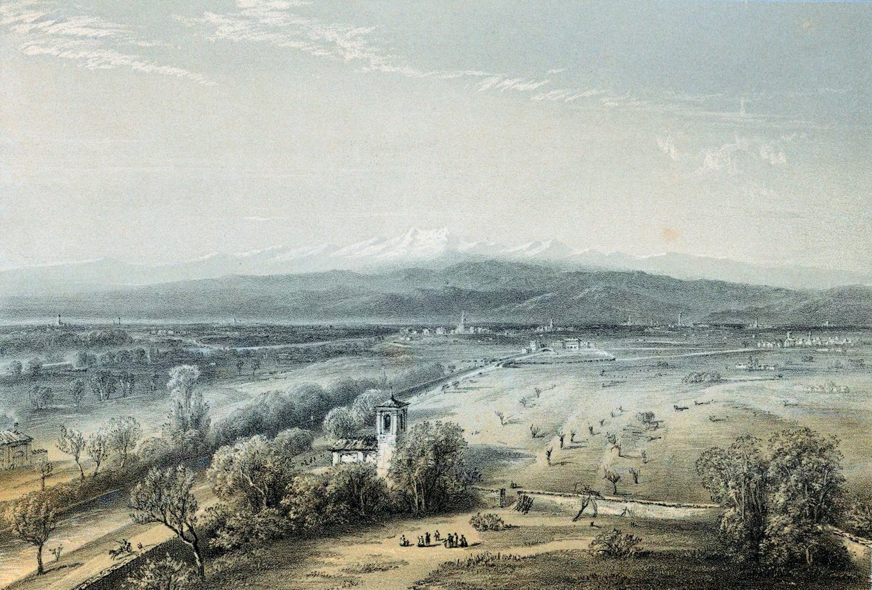 A magentai csata helyszíne, Olaszország, 1859. június 4 alkotó: Unbekannt