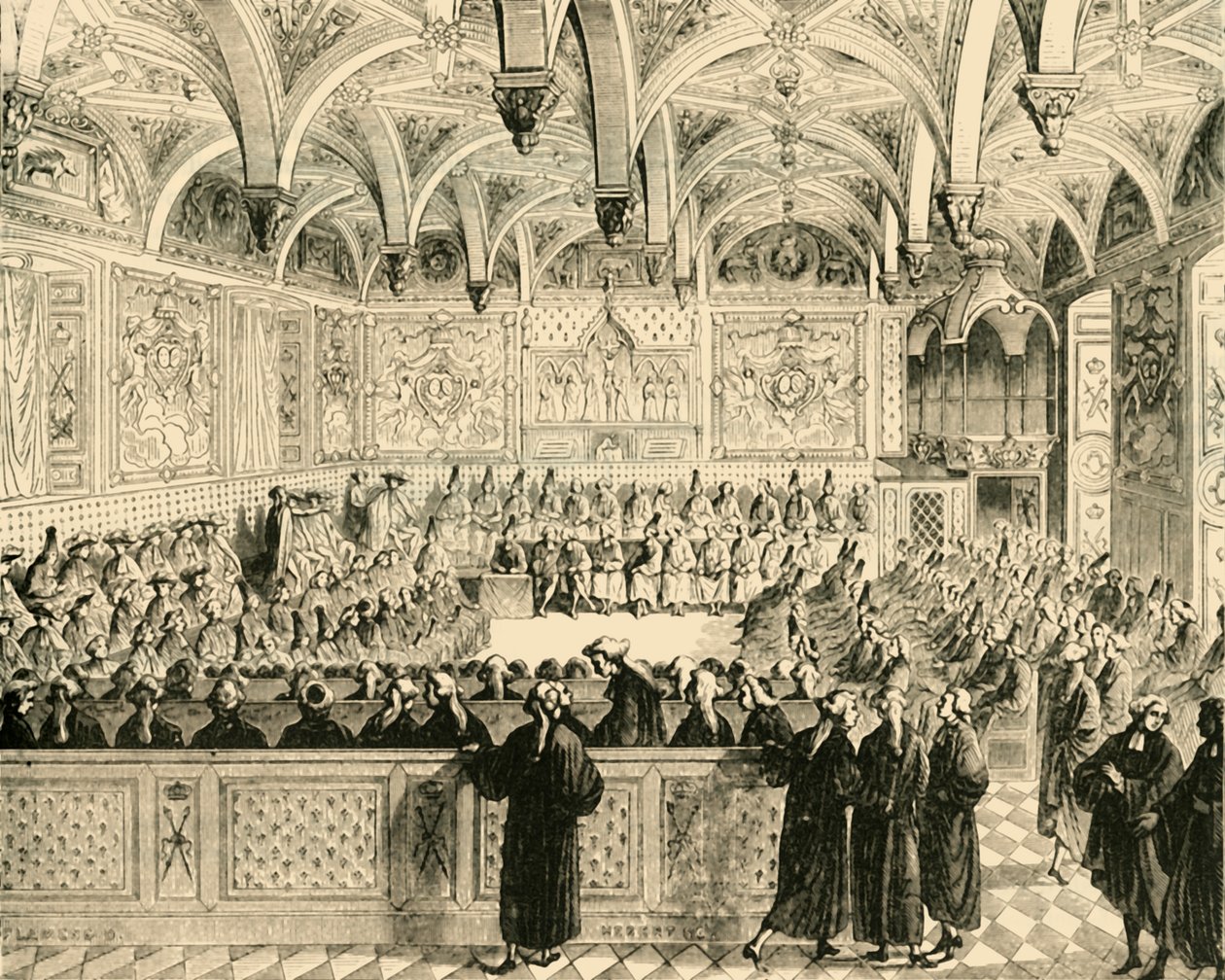 A párizsi parlament ülése, 1890. alkotó: Unbekannt