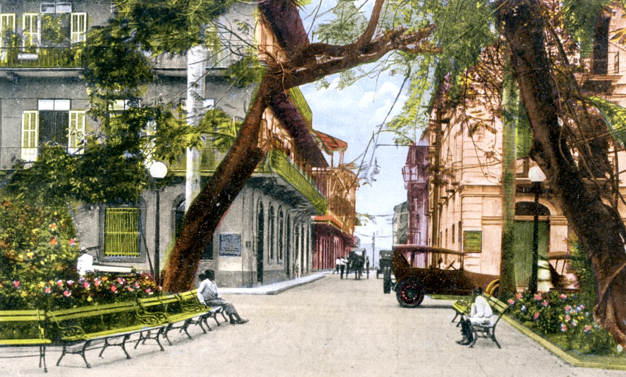 Sixth Street, Panama City, 1900-as évek alkotó: Unbekannt