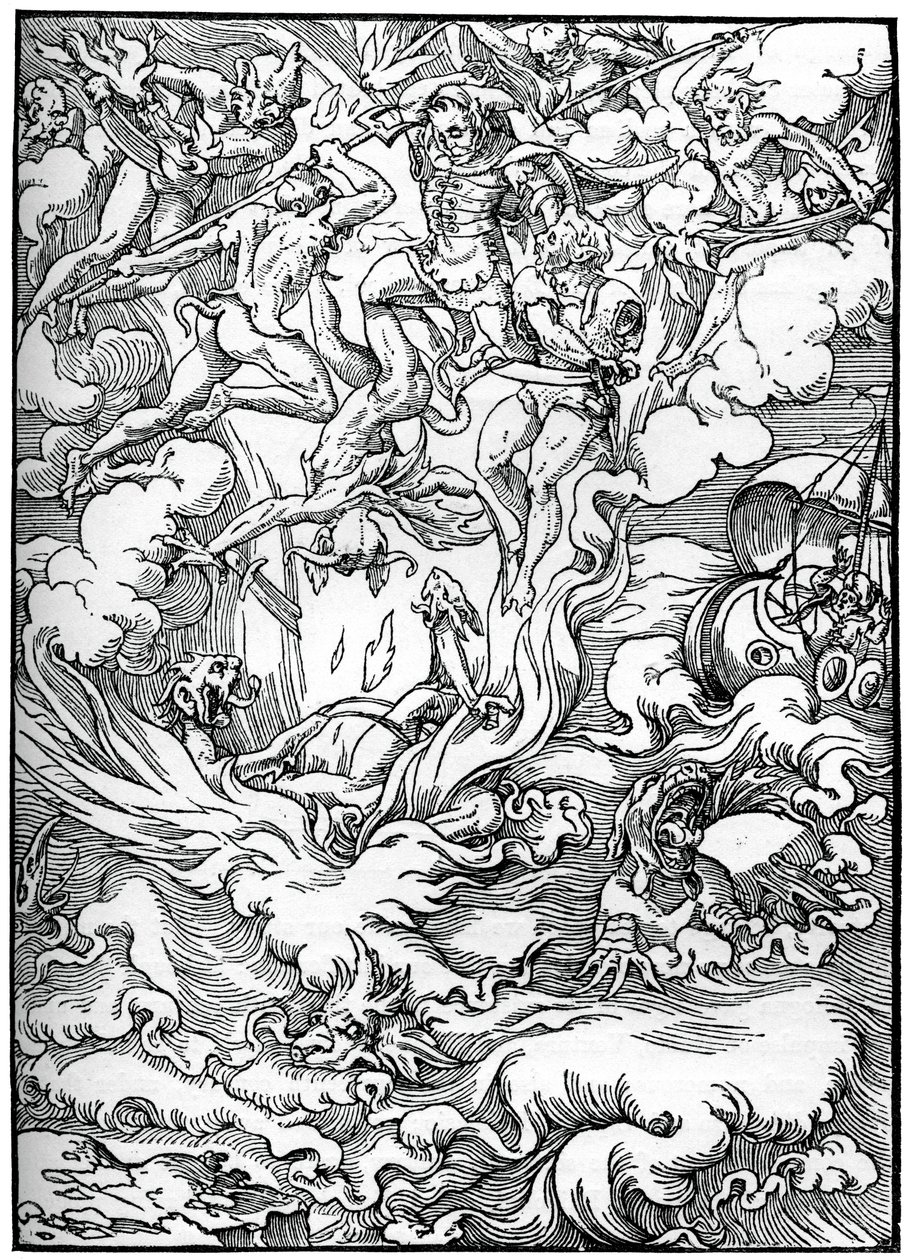 Vázlat az utolsó ítélethez Gerard dEuphrate-ban, Párizs, 1549, 1870 alkotó: Unbekannt