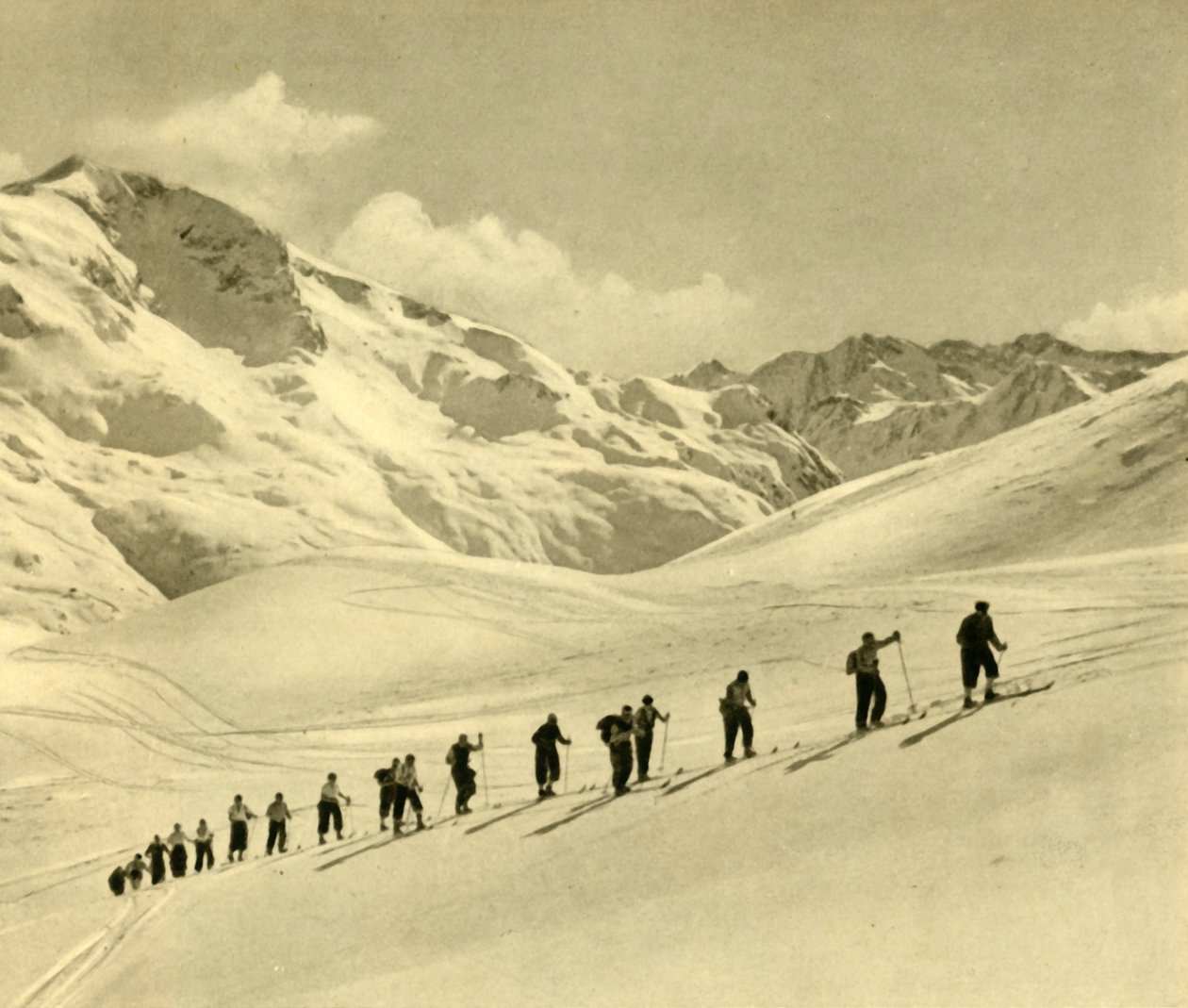 Sílecke, Arlberg, Ausztria, 1935. alkotó: Unbekannt