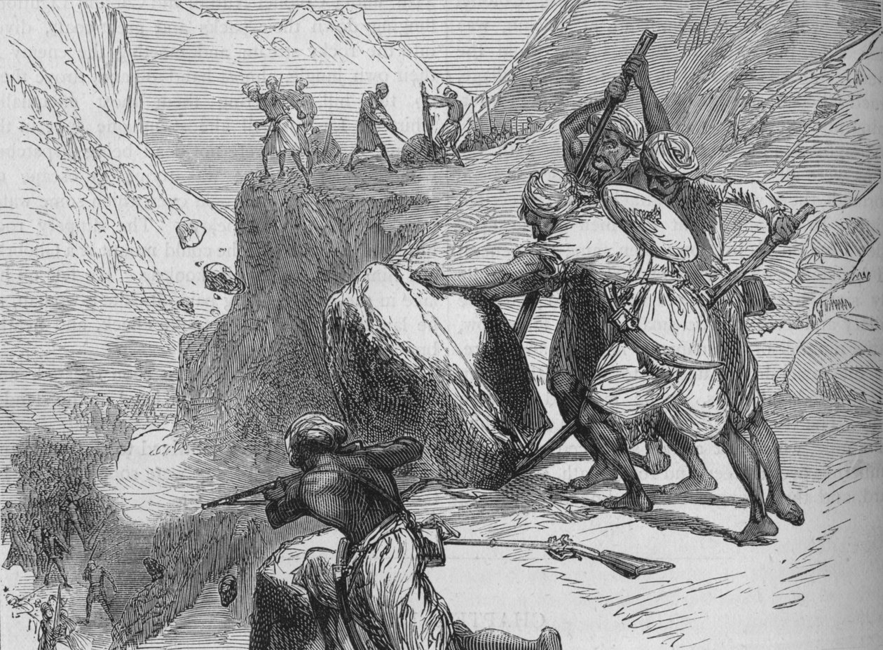 Csetepaté egy hegyi hágóban, 1880 alkotó: Unbekannt