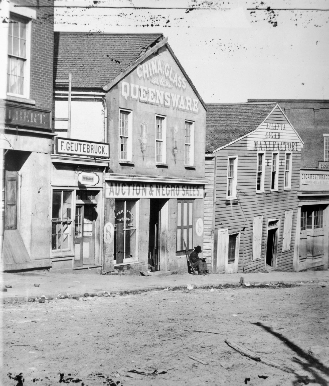 Slave aukciós bolt, Atlanta, Georgia, USA, 1860-62 alkotó: Unbekannt