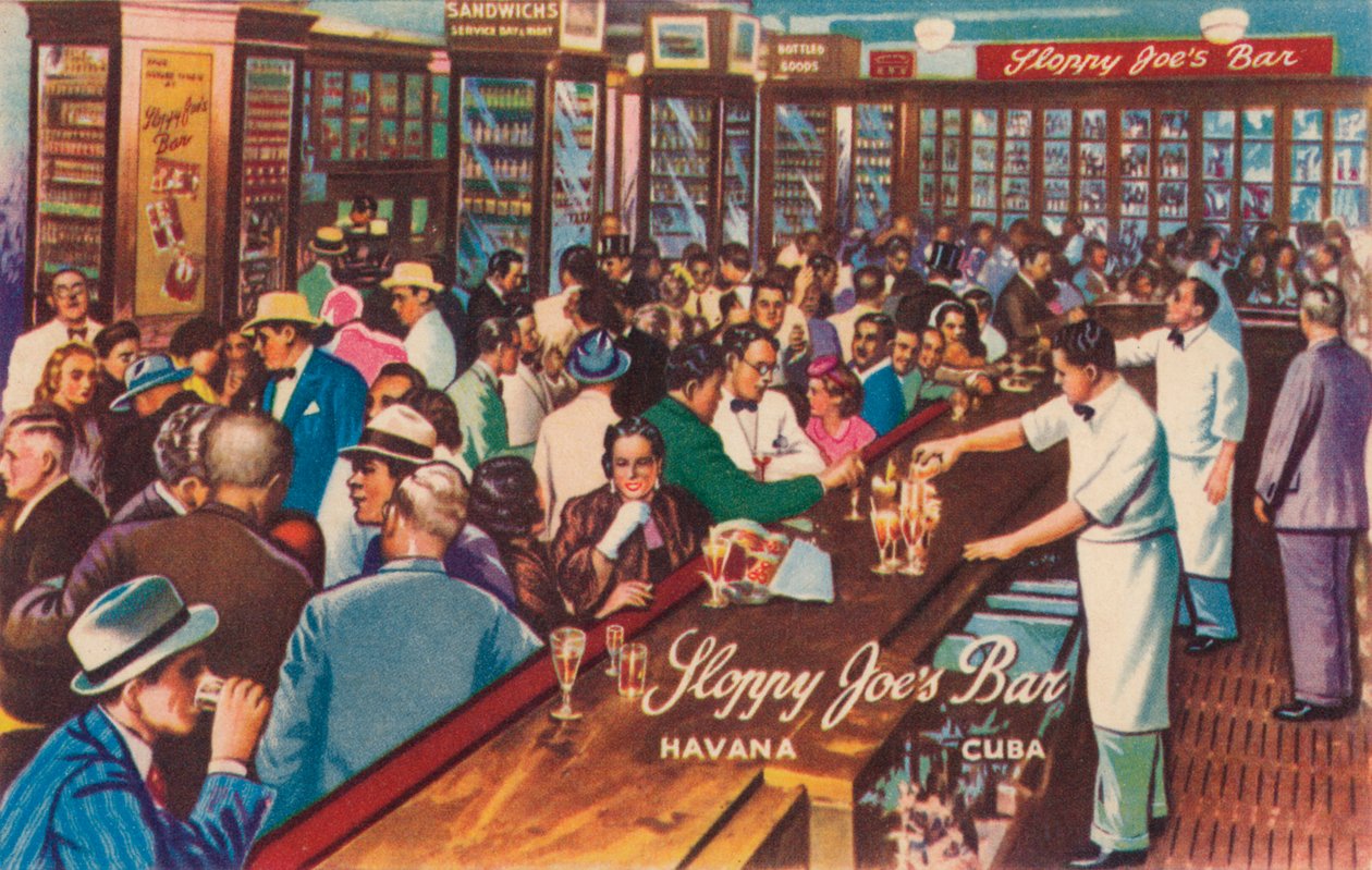 Sloppy Joes Bar, Havanna, Kuba, 1951 alkotó: Unbekannt