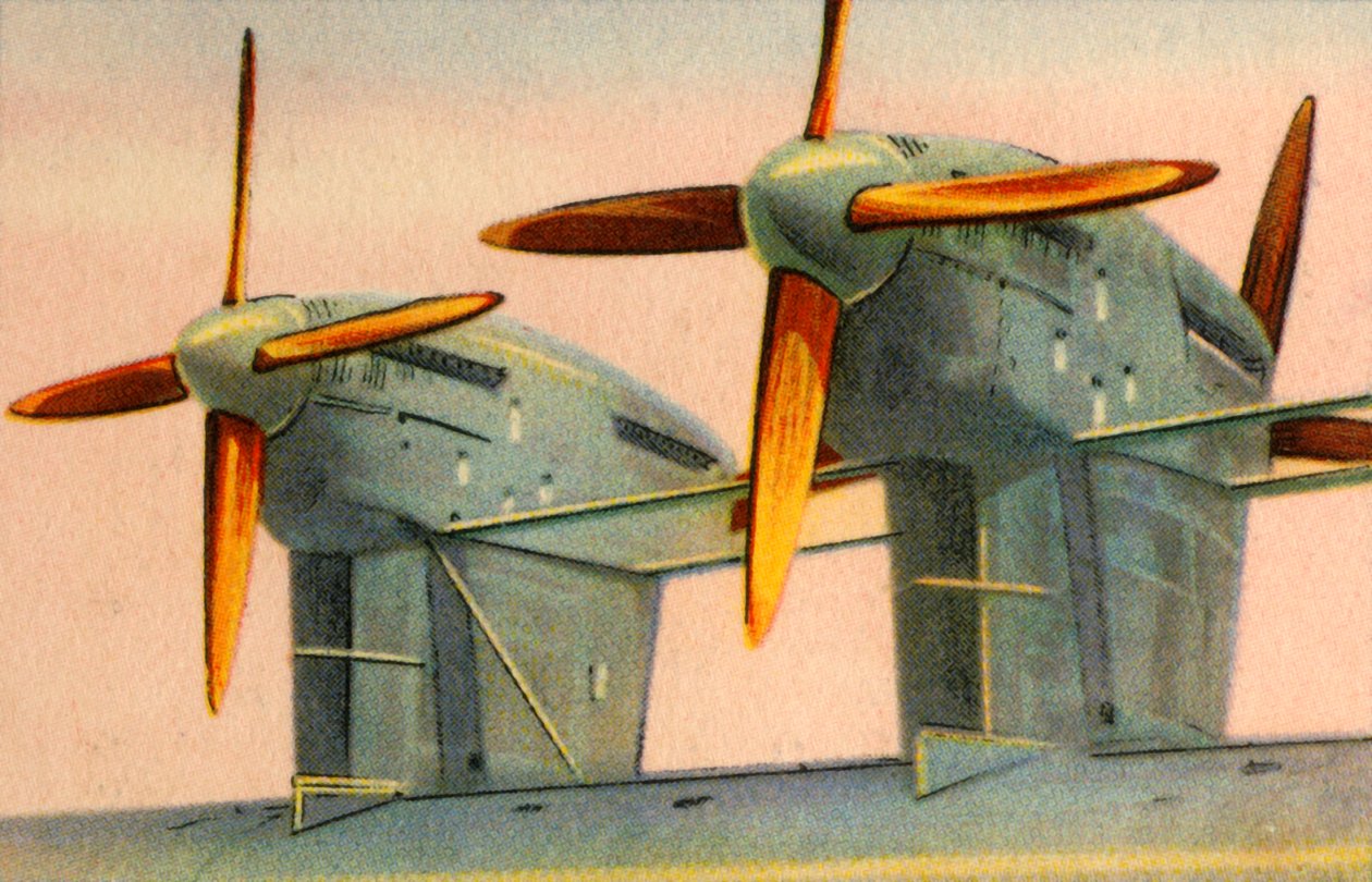 Kis átmérőjű fa légcsavarok, 1932. alkotó: Unbekannt