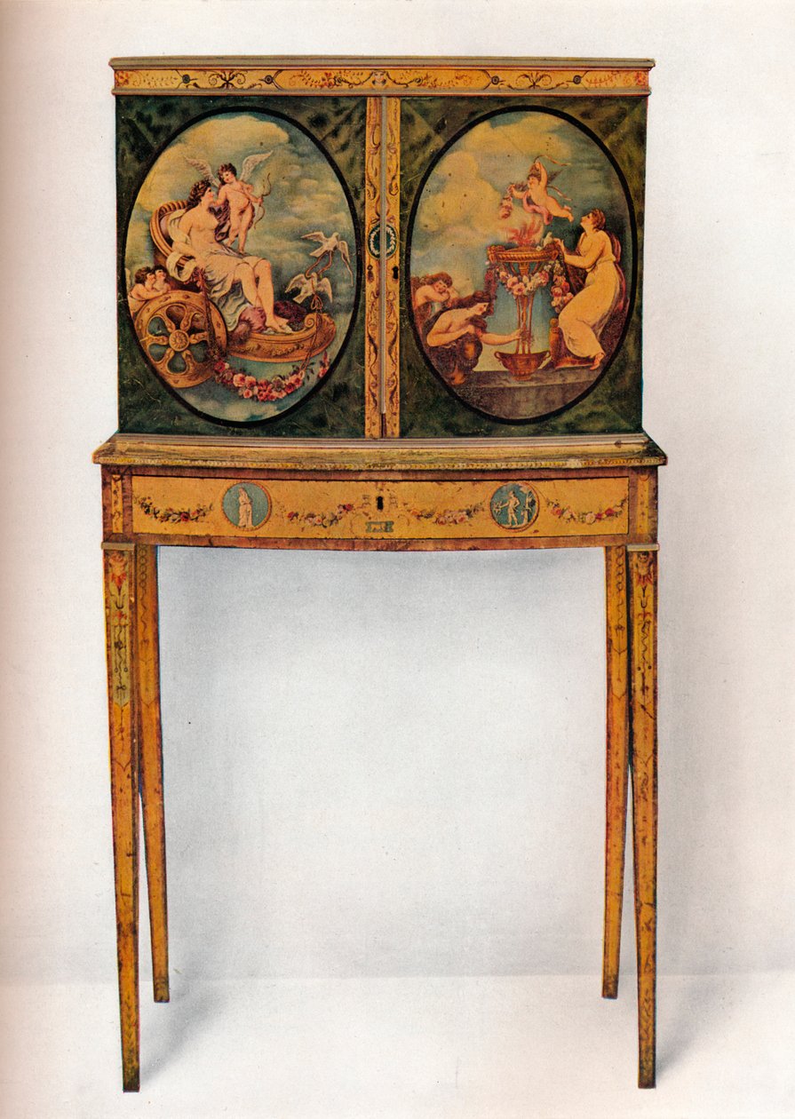 Kis mahagóni szekrény állványon, c1680 alkotó: Unbekannt