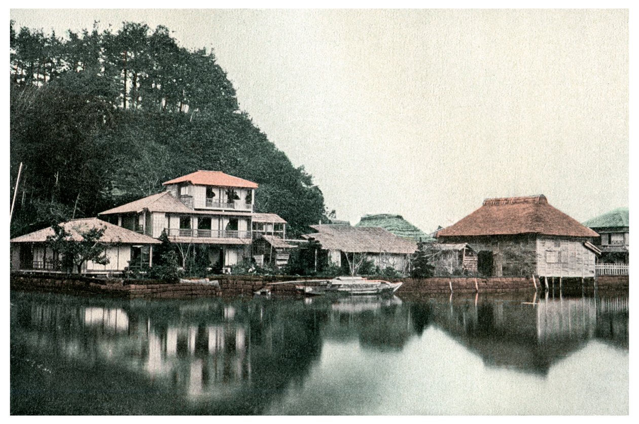 Kis nyári szálloda, Kanazawa, Japán, 1904 alkotó: Unbekannt