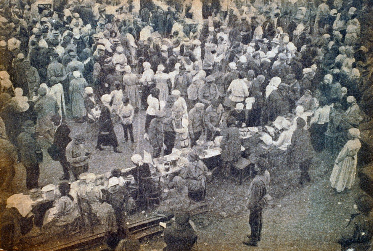 Szmolenszki piac, Moszkva, Szovjetunió, 1920-as évek alkotó: Unbekannt