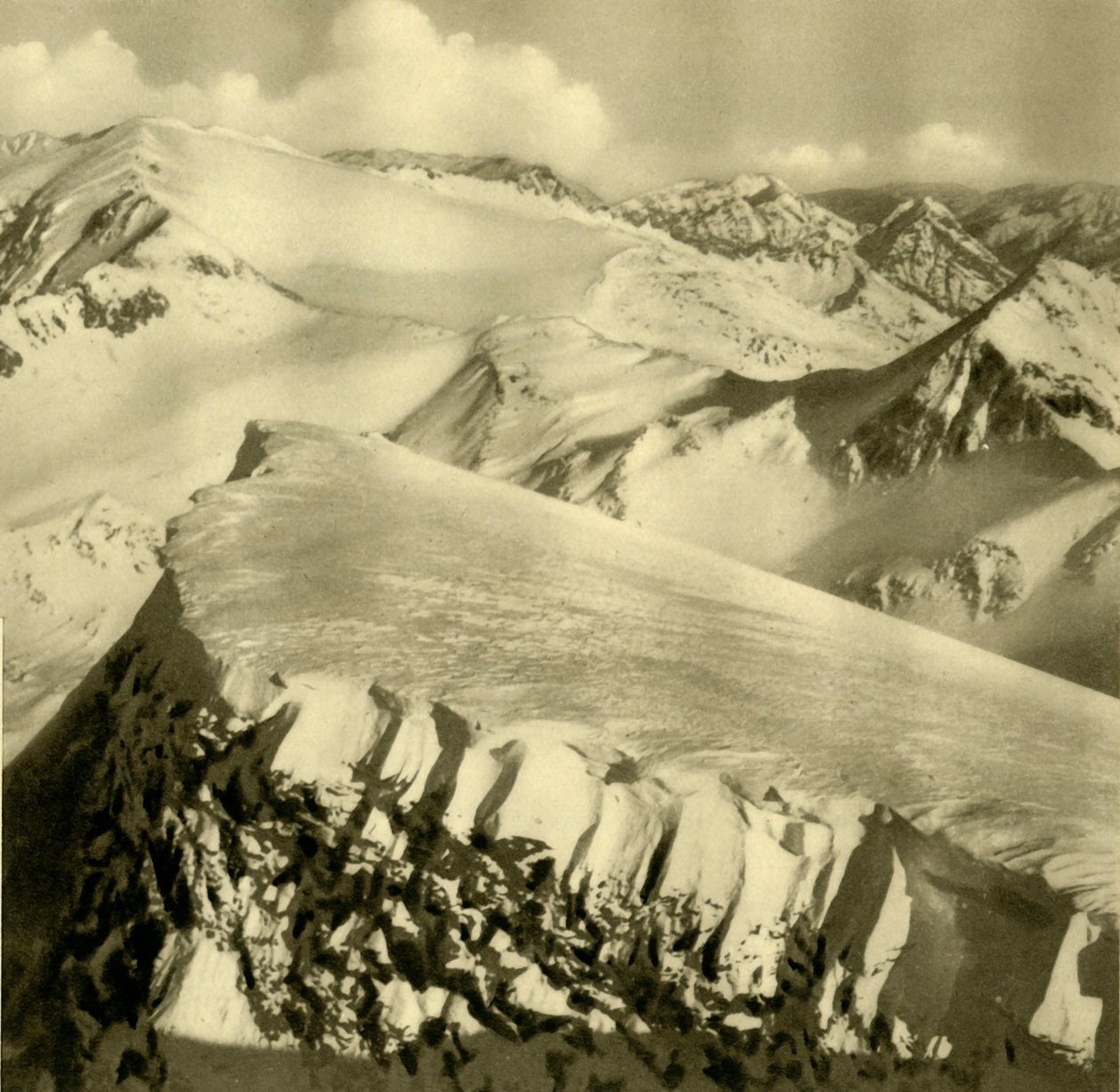 Havas hegyek, Bad Hofgastein, Ausztria, c1935. alkotó: Unbekannt