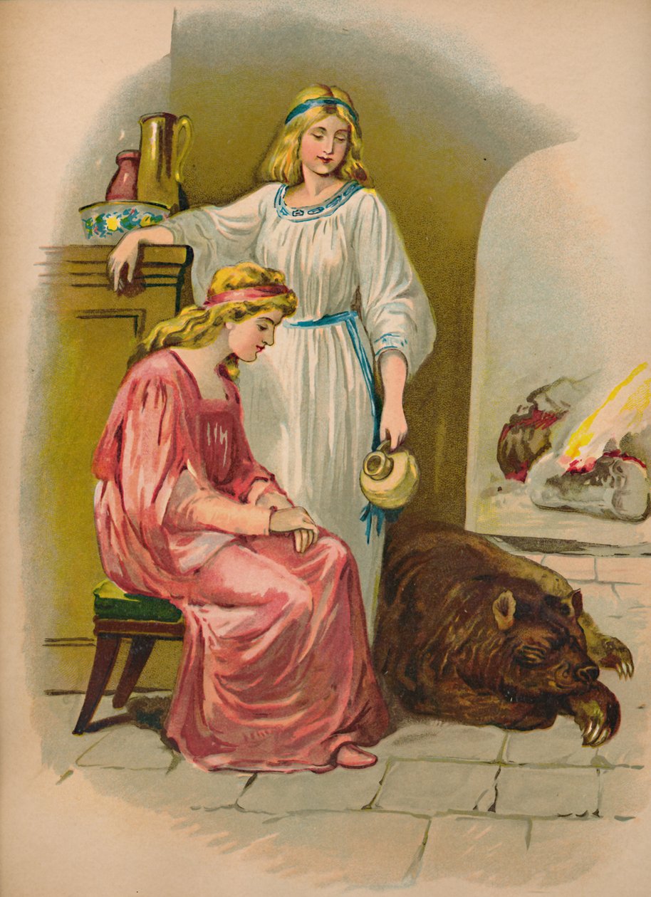 Hófehér és rózsapiros, 1903 alkotó: Unbekannt