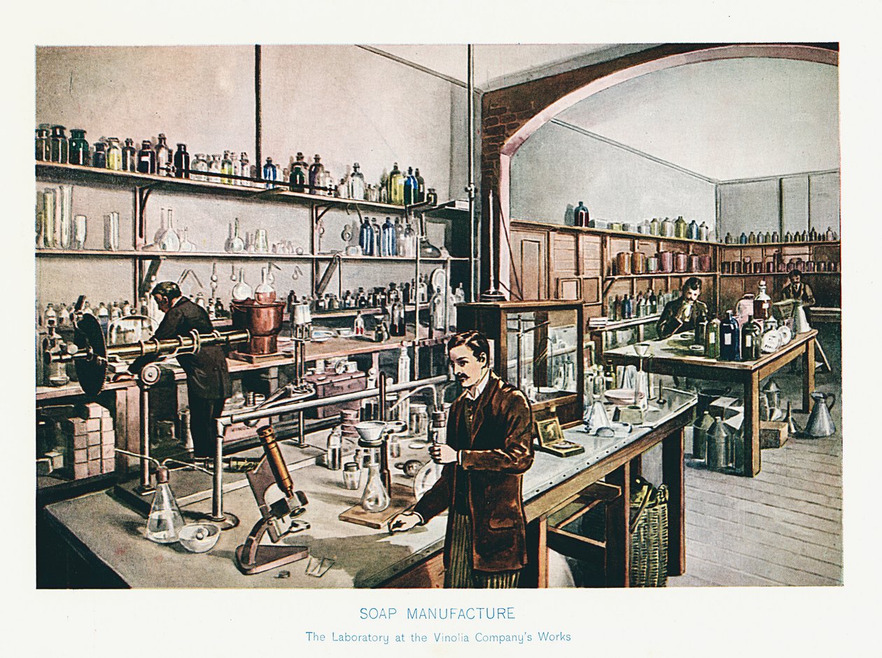 Szappangyártás, c1905 alkotó: Unbekannt