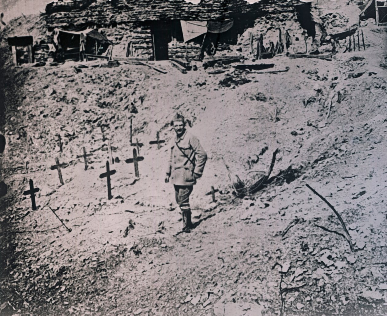 Katona fakeresztek között, c1914-c1918 alkotó: Unbekannt