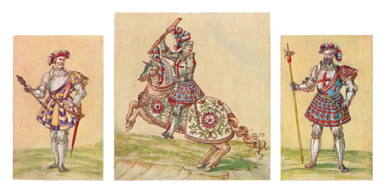 A Tudor-kor katonái, 16. század, 1903 alkotó: Unbekannt