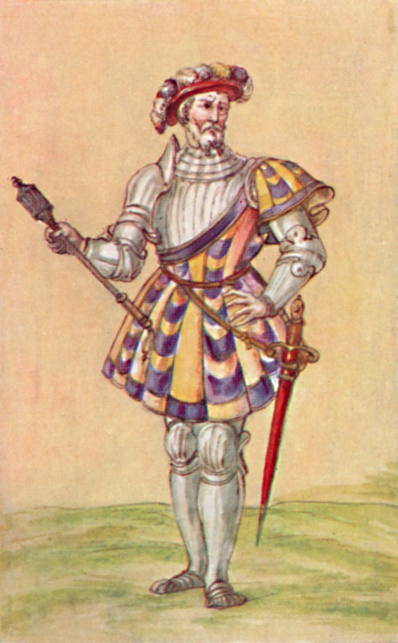 A Tudor-kor katonái, 16. század, 1903 alkotó: Unbekannt