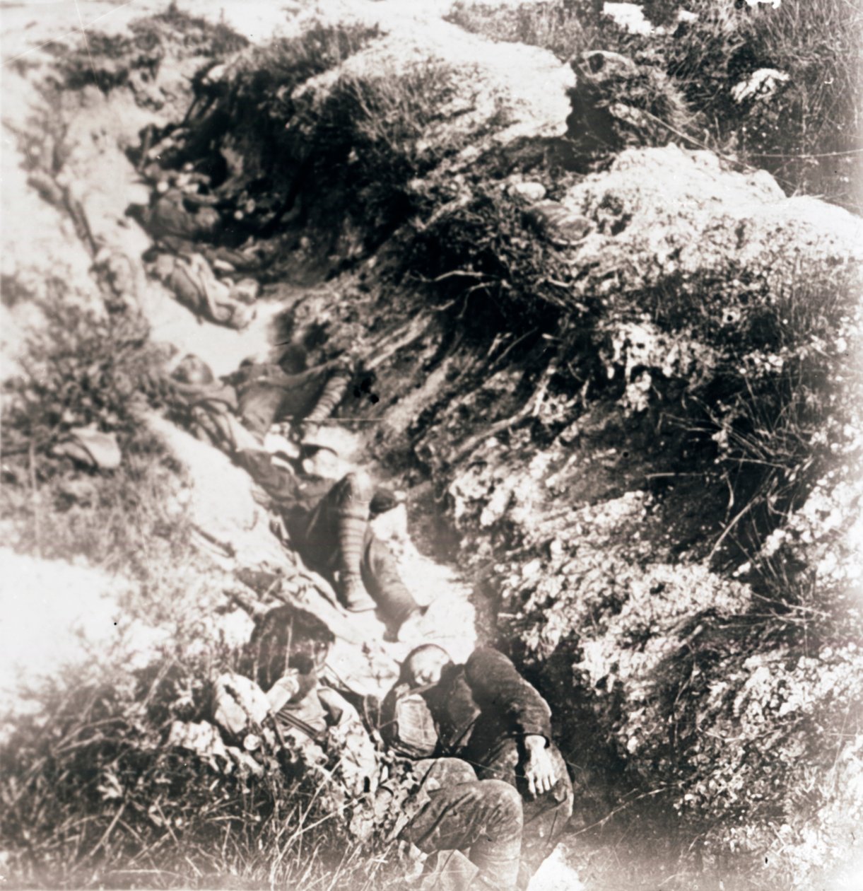 Katonák a csatatéren, c1914-c1918 alkotó: Unbekannt