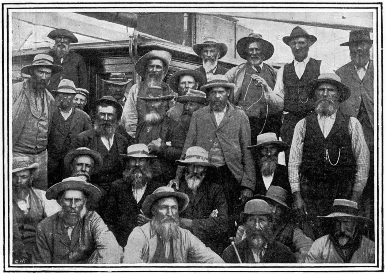 Néhány Cronjes búr tiszt Paardeberg, 2. búr háború után, 1900 alkotó: Unbekannt