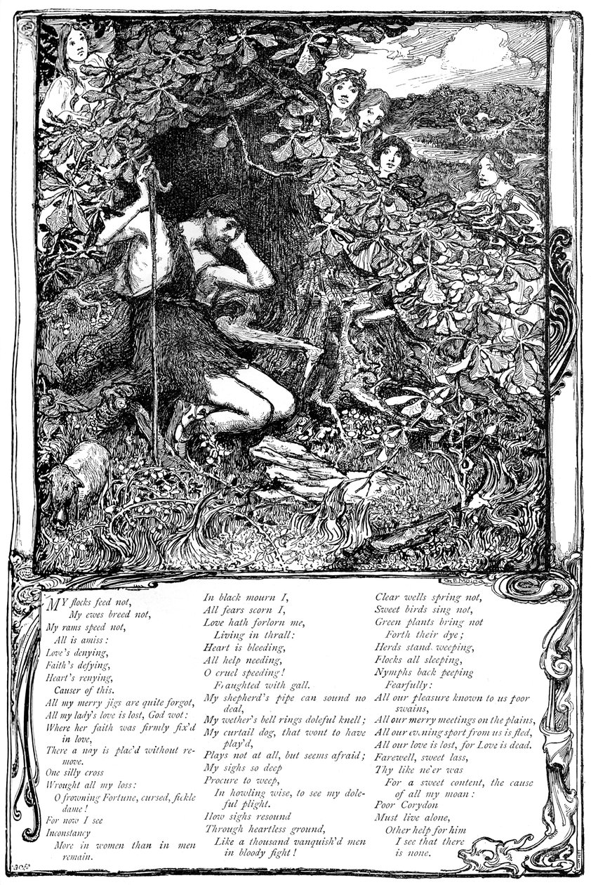 Dal Shakespeare A szenvedélyes zarándok című művéből, 1895 alkotó: Unbekannt