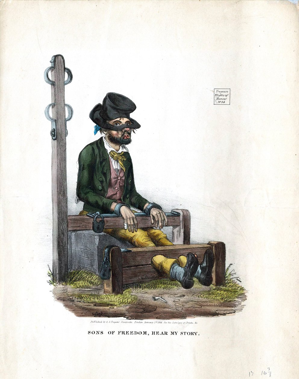 A szabadság fiai, Hallgasd meg történetemet, 1834 alkotó: Unbekannt