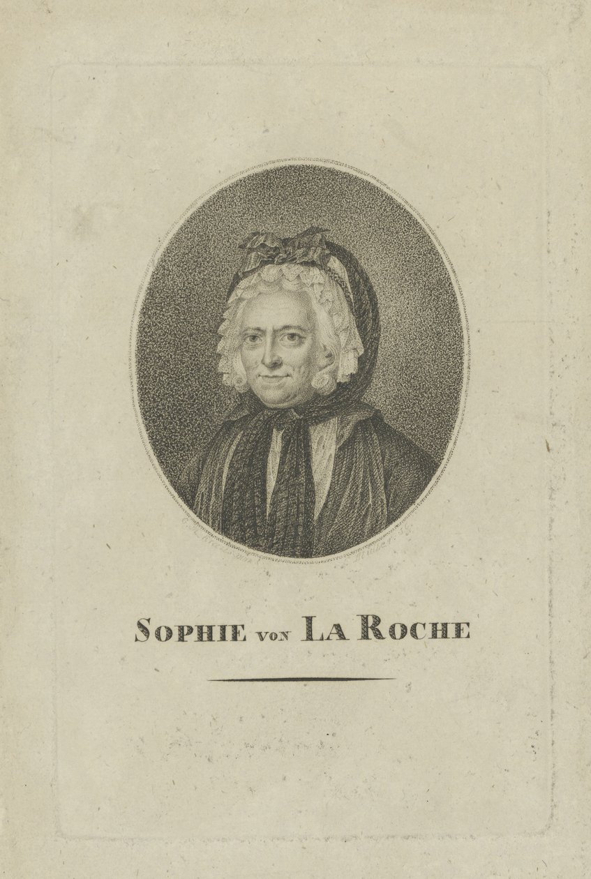 Sophie von La Roche, született Gutermann von Gutershofen 1730-1807, c. 1800 alkotó: Unbekannt