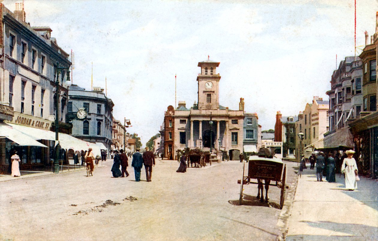South Street, Worthing, West Sussex, 1900-1920-as évek alkotó: Unbekannt