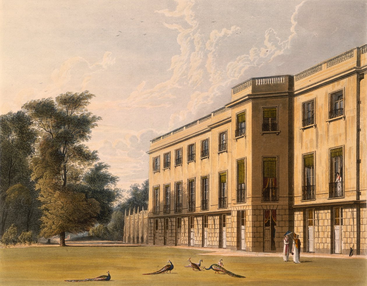 A Carlton House déli bejárata, Westminster, London alkotó: Unbekannt