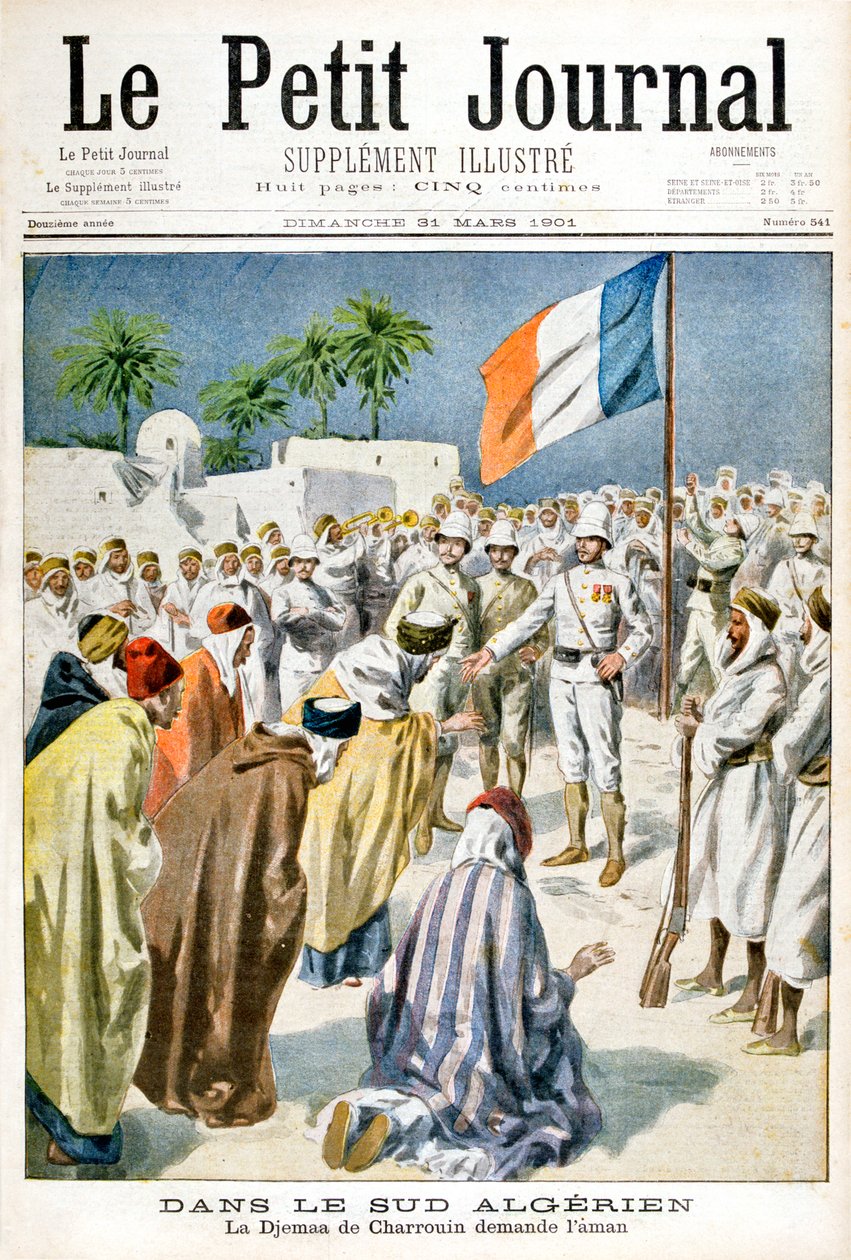 Algériától délre Djemaa de Charrouin kegyelmet kér, 1901 alkotó: Unbekannt