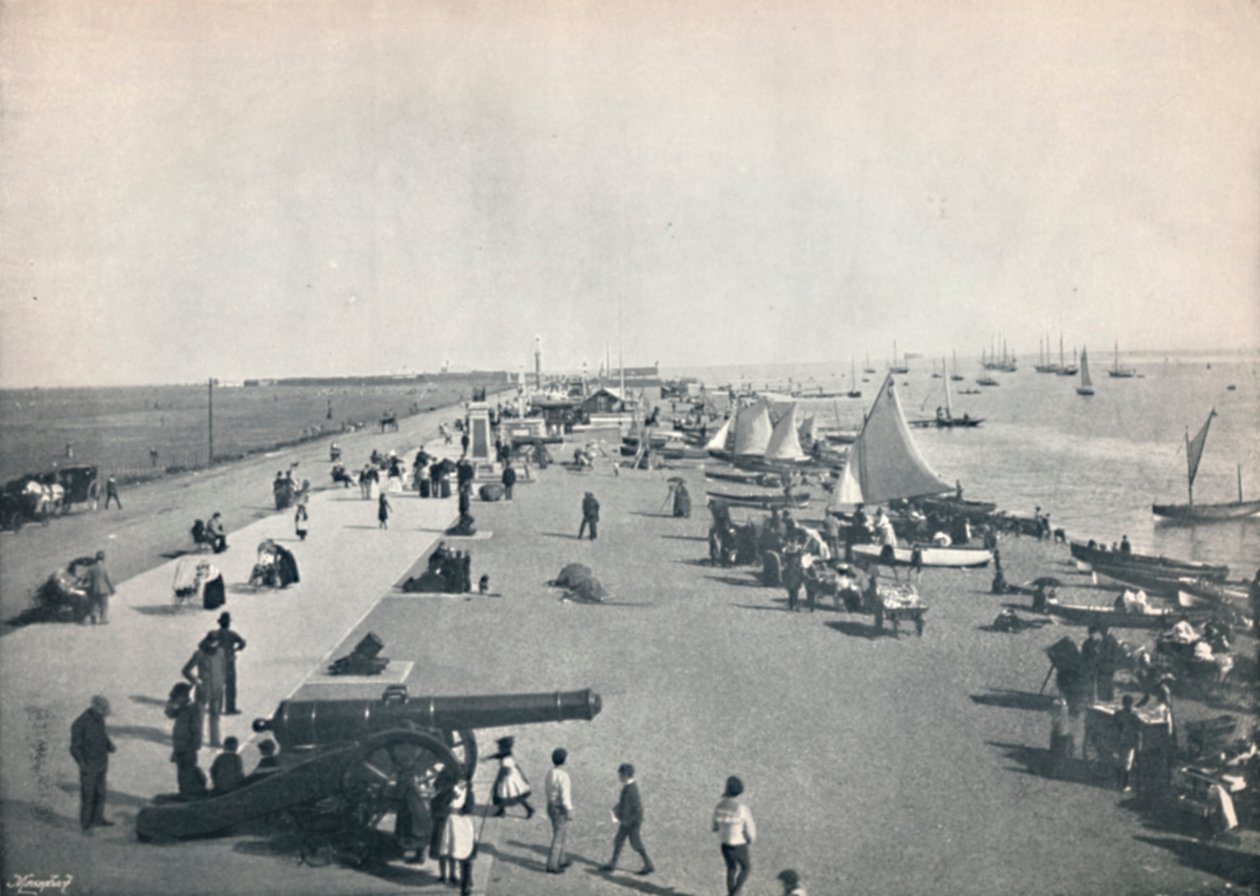 Southsea – A tengerpart általános képe, 1895 alkotó: Unbekannt