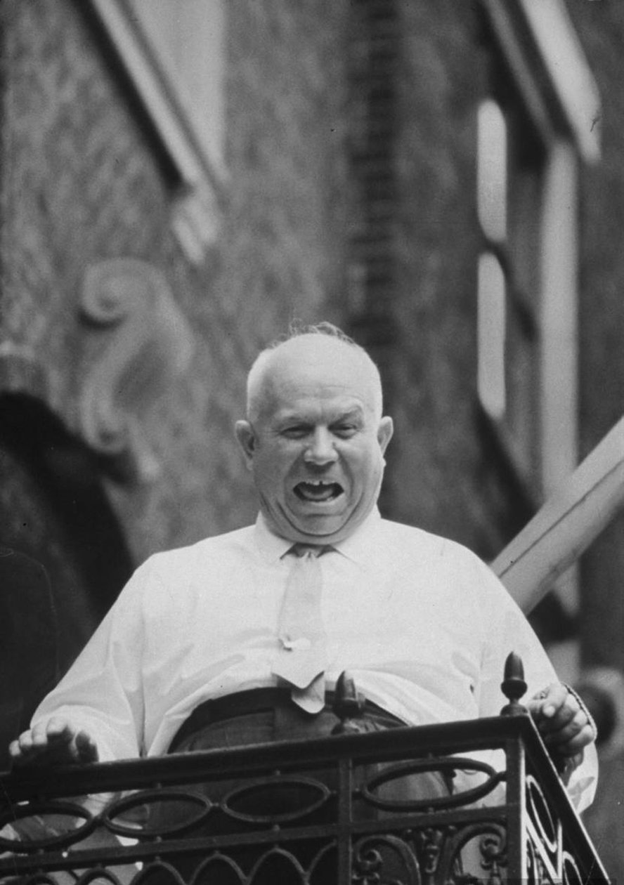 Nyikita Hruscsov szovjet vezető New Yorkban, 1960 szeptemberében alkotó: Unbekannt