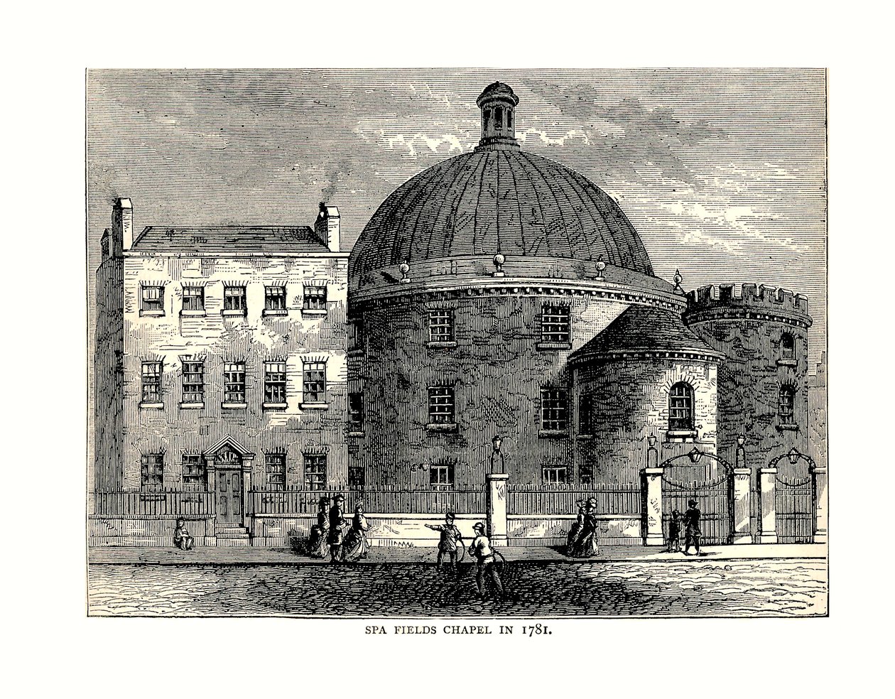 Spa Fields kápolna, 1781 alkotó: Unbekannt
