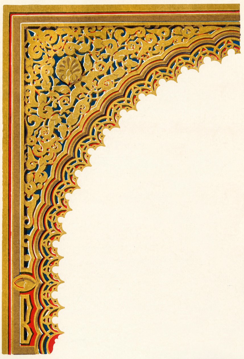 Spandril a nagykövetek csarnokának bejáratánál lévő ajtónyílásból..., 1907. alkotó: Unbekannt