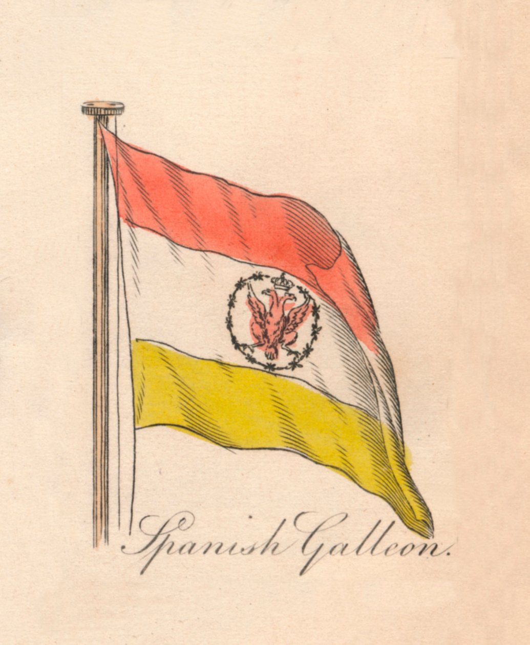 Spanyol Galleon, 1838 alkotó: Unbekannt
