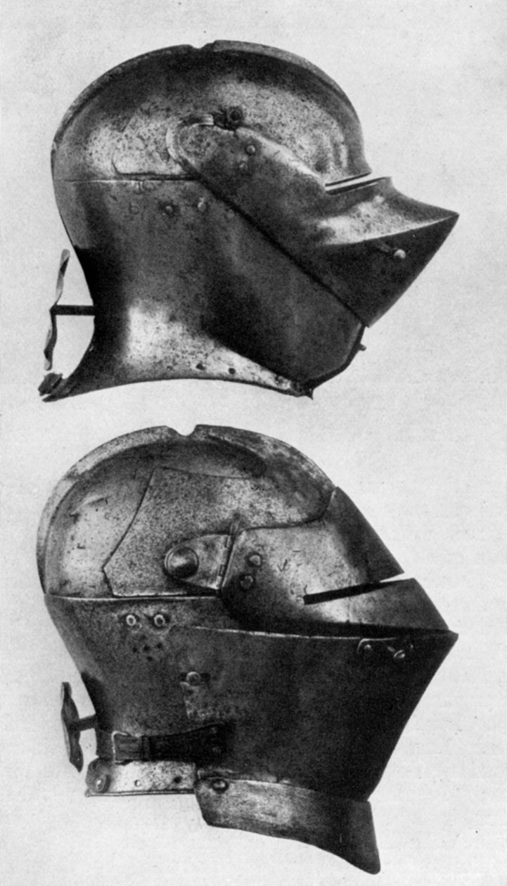 Spanyol és olasz sisakok, 15. század, 1929 alkotó: Unbekannt
