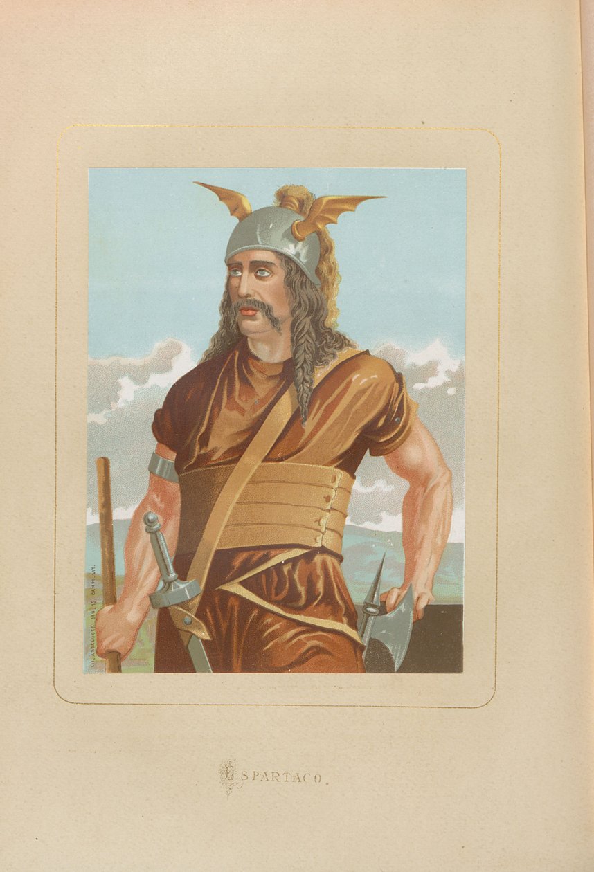 Spartacus. Forrás: Juan Landa minden idők híres férfiai és női, 1875-1877. alkotó: Unbekannt