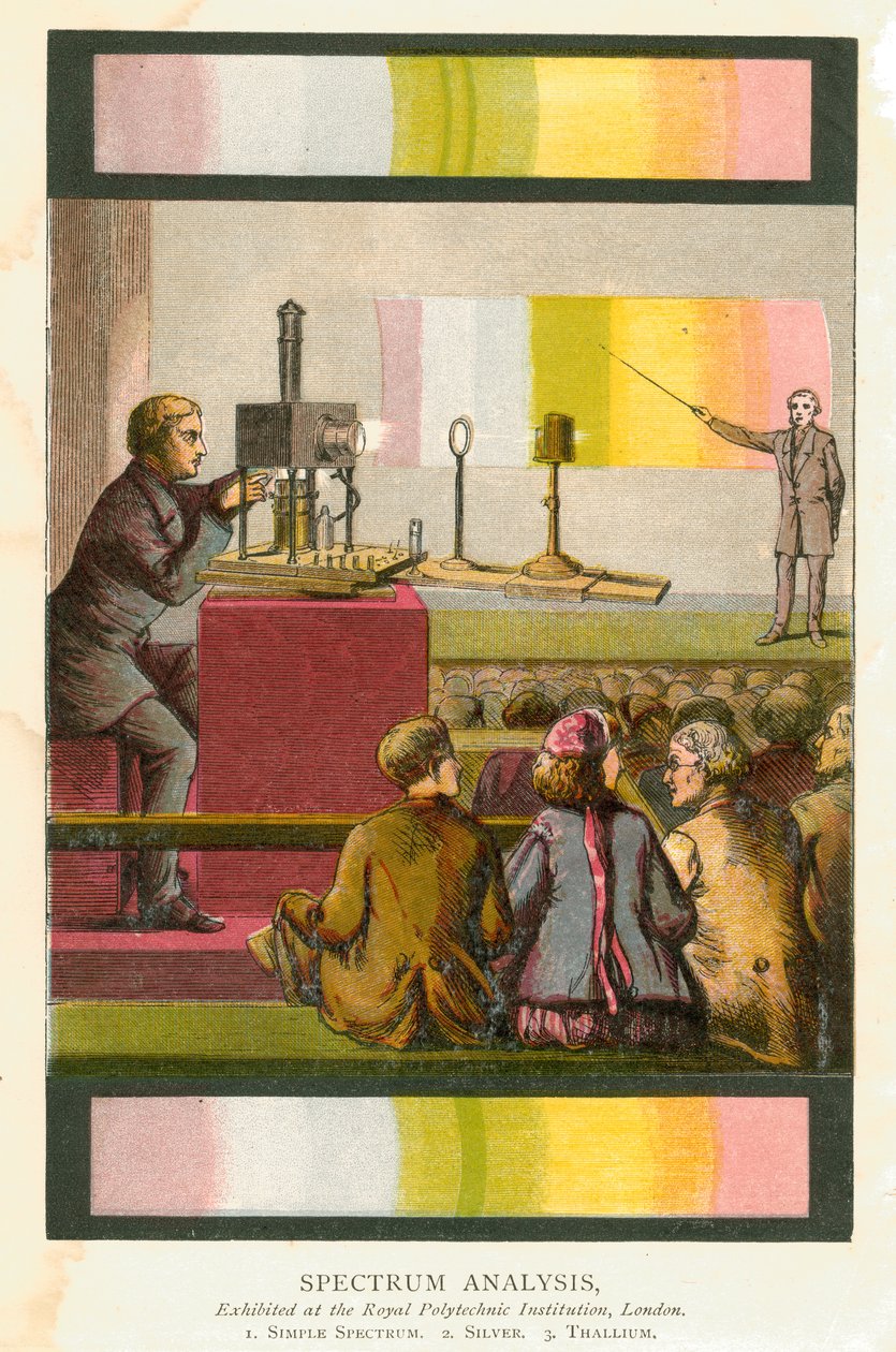 Spektrumanalízis, 1873 alkotó: Unbekannt