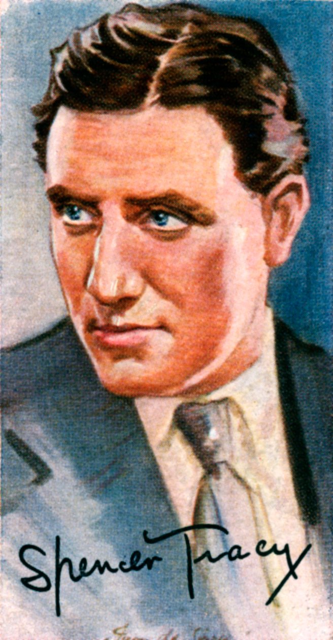 Spencer Tracy, 1900-1967, kétszeres Oscar-díjas amerikai filmszínész, XX. alkotó: Unbekannt