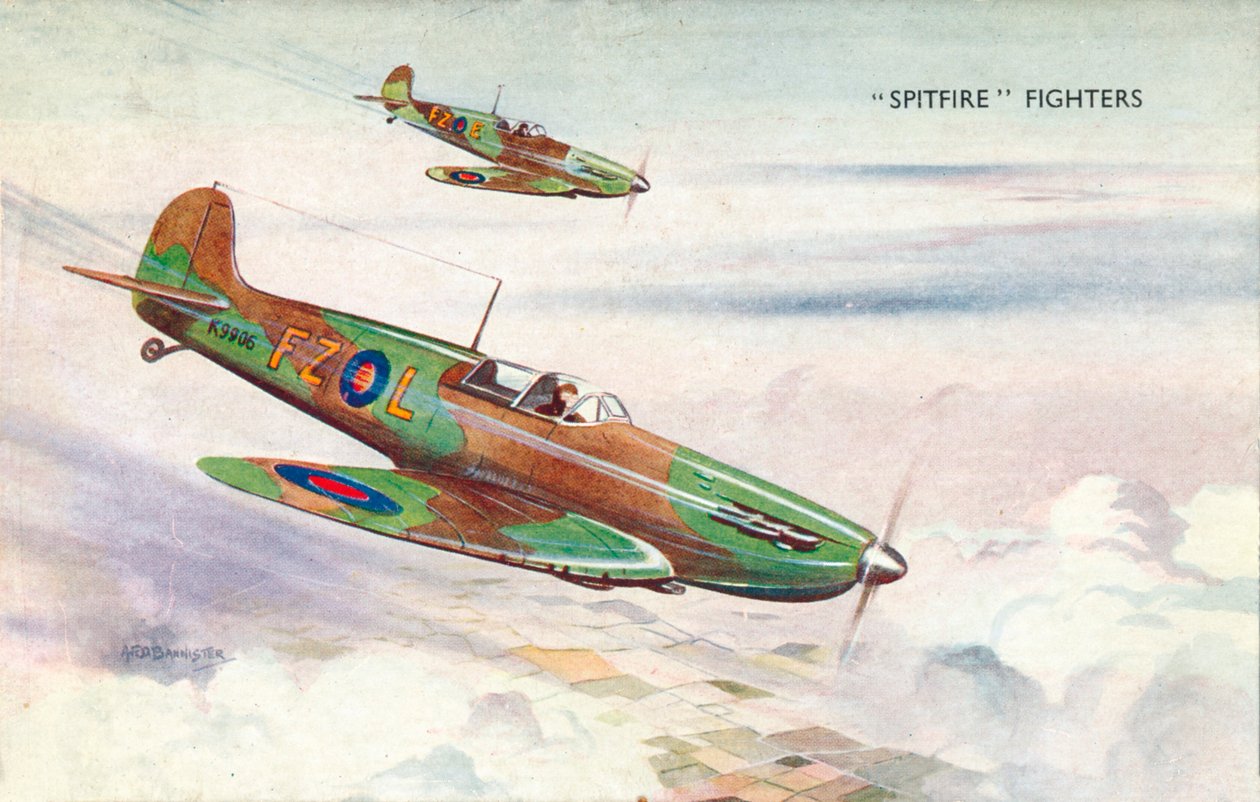 Spitfire Fighters, c1940 alkotó: Unbekannt