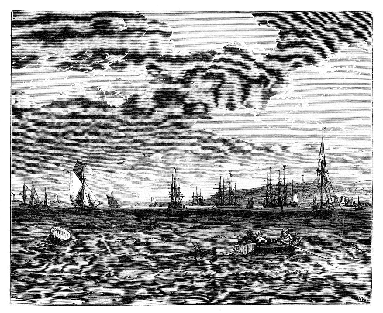 Spithead, Hampshire, 1888 alkotó: Unbekannt