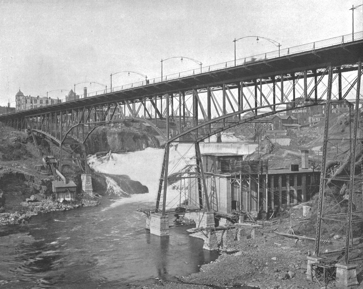 Spokane Falls, Washington, USA, 1900. alkotó: Unbekannt