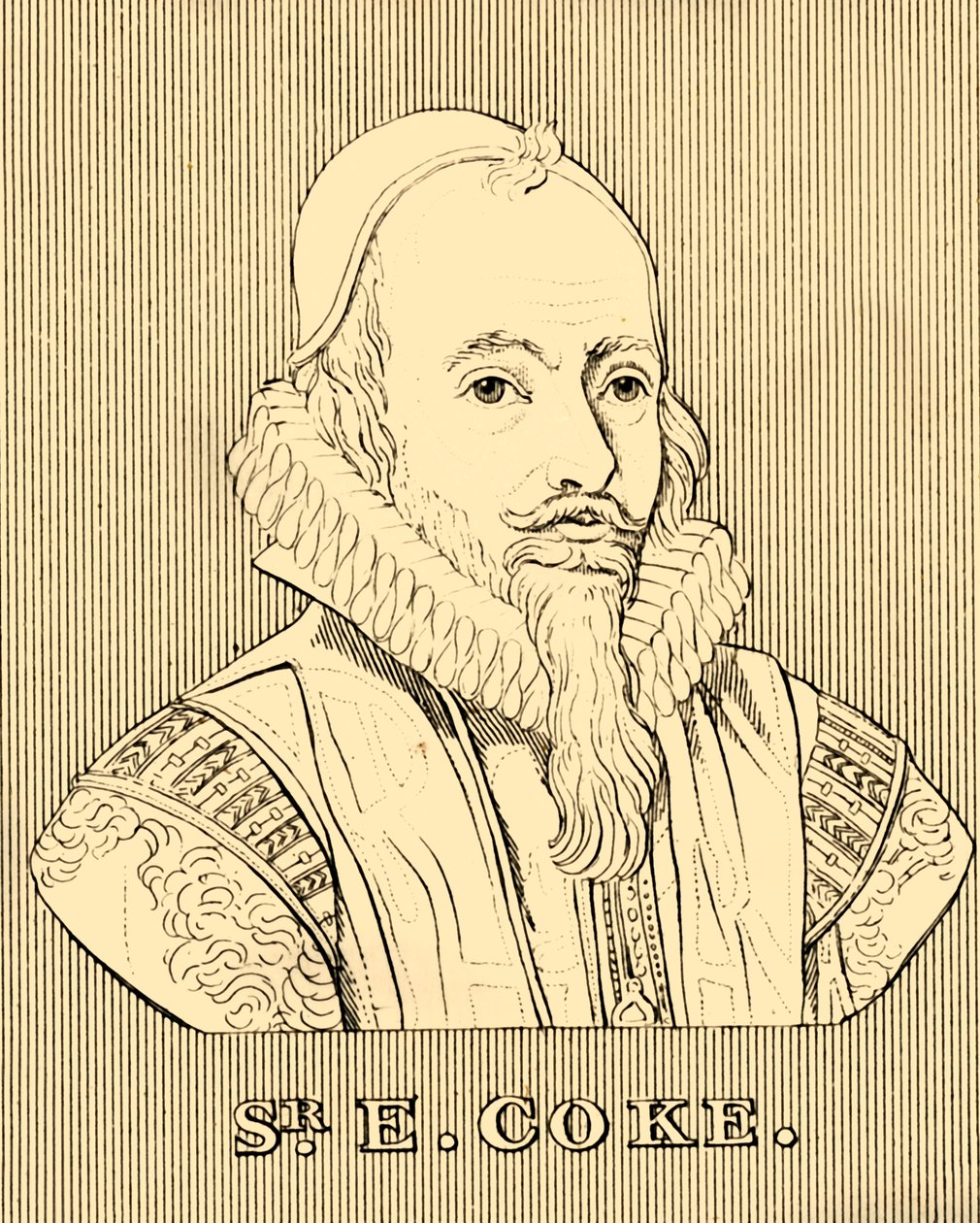 Sr. E. Coke, 1552-1634, 1830. alkotó: Unbekannt