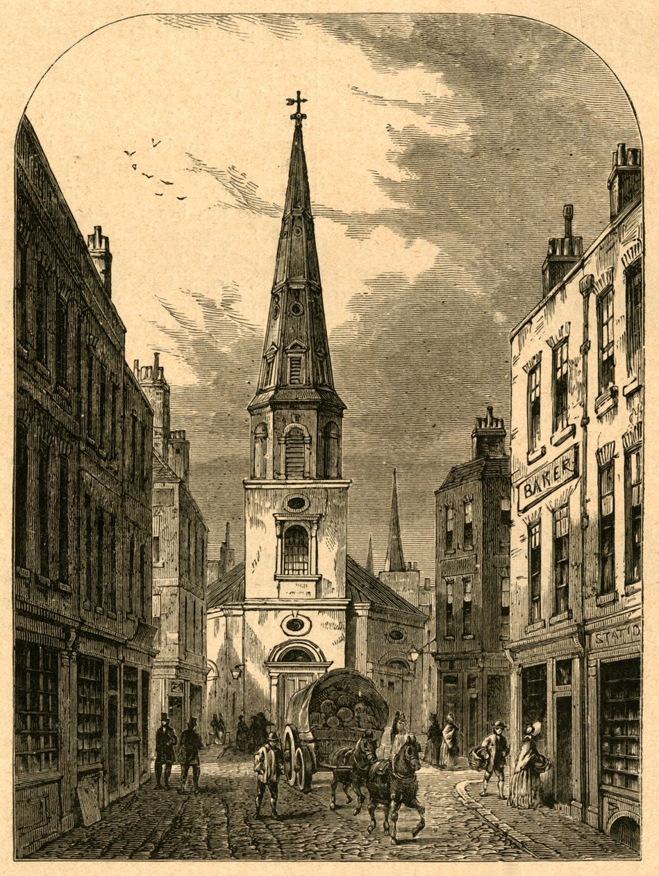 St. Antholins Church, Watling Street 1868, 1897. alkotó: Unbekannt
